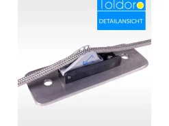 Sicherheitsklemme CL257 Ruderblattklemme Autorelease Klemme für 4 bis 6 mm Tauwerk auf Wandplatte*Toldoro Best