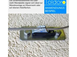Sicherheitsklemme CL257 Ruderblattklemme Autorelease Klemme für 4 bis 6 mm Tauwerk auf Wandplatte*Toldoro Best