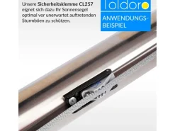 Sicherheitsklemme CL257 Ruderblattklemme Autorelease Klemme für 4 bis 6 mm Tauwerk*Toldoro