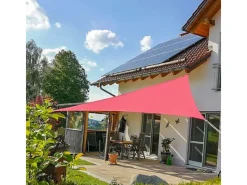 Sonnensegel Dreieck 5x5x7,1m UPF50+ PES Regendicht UV-Schutz Sonnenschutz Terrasse Garten*Toldoro Discount