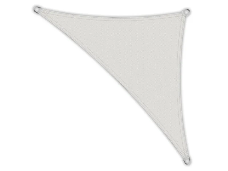Toldoro Sonnensegel|Sonnensegel Dreieck 5x5x7,1m HDPE Luft & Wasserdurchlässig UV-Schutz Garten