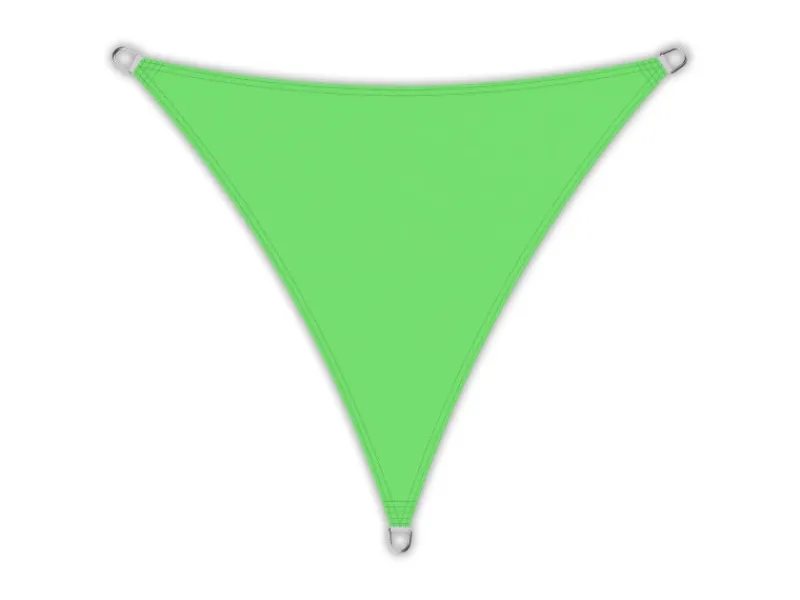 Sonnensegel Dreieck 5,6x5,6x5,6m UPF50+ PES Regendicht UV-Schutz Sonnenschutz Terrasse Garten Apfel*Toldoro Discount