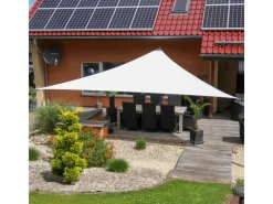 Toldoro Sonnensegel|Sonnensegel Dreieck 4,6x4,6x4,6m UPF50+ PES Regendicht UV-Schutz Sonnenschutz Terrasse Garten