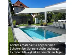 Sonnensegel Dreieck 6x6x6m HDPE Luft & Wasserdurchlässig UV-Schutz Garten*Toldoro Best
