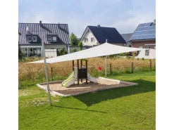 Sonnensegel Dreieck 4x4x4m HDPE Luft & Wasserdurchlässig UV-Schutz Garten*Toldoro Clearance