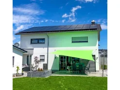 Toldoro Sonnensegel|Sonnensegel Komplettset 4,6x4,6m UPF50+ mit Befestigungsmaterial Halterung Pfosten Mast & Zubehör Regendicht UV-Schutz Sonnenschutz Apfel