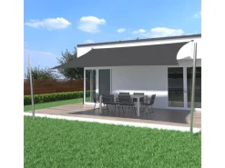 Toldoro Sonnensegel|Sonnensegel Komplettset 6x3m UPF50+ mit Befestigungsmaterial Halterung Pfosten Mast & Zubehör Regendicht UV-Schutz Sonnenschutz