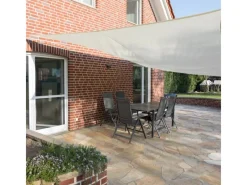 Sonnensegel Komplettset 6x3m UPF50+ mit Befestigungsmaterial Halterung Pfosten Mast & Zubehör Regendicht UV-Schutz Sonnenschutz*Toldoro Clearance