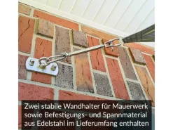 Toldoro Sonnensegel|Sonnensegel Komplettset 4,6x4,6x6,5m UPF50+ mit Befestigungsmaterial Halterung Pfosten Mast & Zubehör Regendicht Sonnenschutz