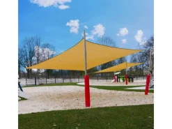 Sonnensegel Rechteck 6x4m HDPE Luft & Wasserdurchlässig UV-Schutz Garten*Toldoro Online