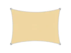 Sonnensegel Rechteck 5x3m HDPE Luft & Wasserdurchlässig UV-Schutz Garten*Toldoro New