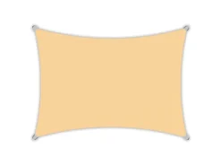 Sonnensegel Rechteck 4x3m UPF50+ PES Regendicht UV-Schutz Sonnenschutz Terrasse Garten*Toldoro New