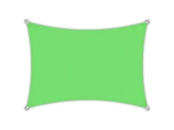 Sonnensegel Rechteck 4,5x3,5m UPF50+ PES Regendicht UV-Schutz Sonnenschutz Terrasse Garten Apfel*Toldoro Hot