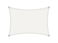 Toldoro Sonnensegel|Sonnensegel Rechteck 4x3m HDPE Luft & Wasserdurchlässig UV-Schutz Garten