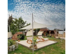 Toldoro Sonnensegel|Sonnensegel Rechteck 4x3m HDPE Luft & Wasserdurchlässig UV-Schutz Garten