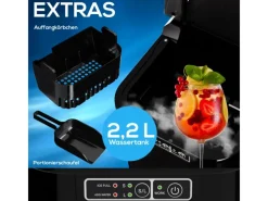 Eiswürfelmaschine Ice Maker Eiswürfelbereiter Schwarz Kunststoff*Tronitechnik New