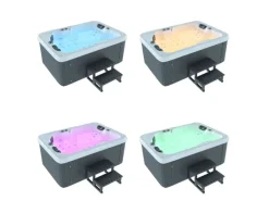 Outdoor Whirlpool Levanzo Inkl Heizung Hydromassage Bluetooth Und Farblicht 190X135Cm 450 Liter*Tronitechnik Discount