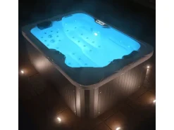 Tronitechnik Outdoor Whirlpools|Outdoor Whirlpool Levanzo Inkl Heizung Hydromassage Bluetooth Und Farblicht 190X135Cm 450 Liter