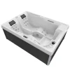 Outdoor Whirlpool Spa Elba  Weiss 210Cm X 150Cm Mit Heizung Hydromassage Bluetooth Und Farblichtherapie*Tronitechnik Best