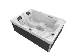 Outdoor Whirlpool Spa Elba  Weiss 210Cm X 150Cm Mit Heizung Hydromassage Bluetooth Und Farblichtherapie*Tronitechnik Best
