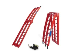 1 x Auffahrrampe Klappbar 180 cm Traglast 340 kg Rot*TRUTZHOLM Outlet