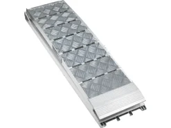 1 x Auffahrrampe Klappbar 226 cm Traglast 680 kg Alu Grau*TRUTZHOLM Best