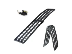 1 x Auffahrrampe 230 cm Traglast 680 kg Klappbar Schwarz*TRUTZHOLM Best