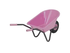 Kinder TRUTZHOLM Outdoor-Spielzeug|Kinder-Gartengeräte|Kinderschubkarre Traglast 40 kg 20L Kunststoffwanne Vollgummirad Rosa