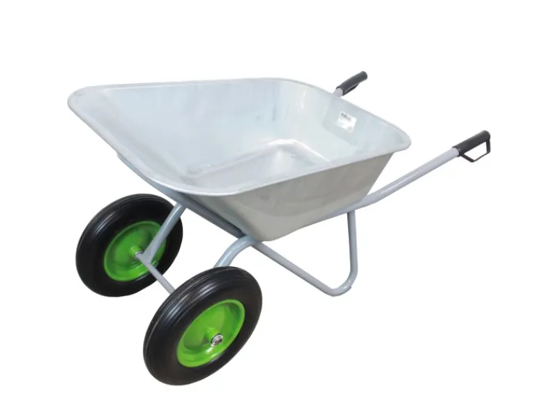 TRUTZHOLM Streuwagen|Schubkarre Zweiradkarre 2 Rad PU Rad 150l Traglast 150kg