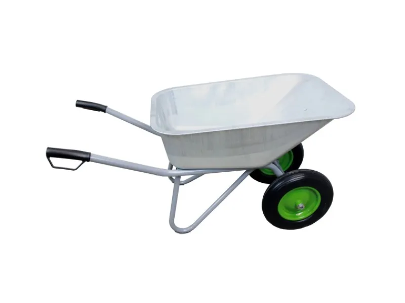 TRUTZHOLM Streuwagen|Schubkarre Zweiradkarre 2 Rad PU Rad 150l Traglast 150kg