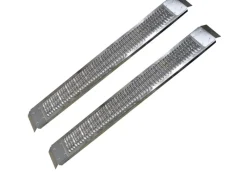 TRUTZHOLM Motorroller|Quads|2x Auffahrrampe 180 cm Tragkraft 400 kg Stahl Profiliert Grau