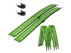 TRUTZHOLM Quads|2x Auffahrrampe Klappbar 228 cm Traglast 680 kg Grün