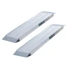 TRUTZHOLM Quads|2x Auffahrrampen 150x28 cm Traglast 540 kg Alu Grau