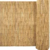 urfence Balkonsichtschutz|Sichtschutz Schilf 110 x 600 cm Braun