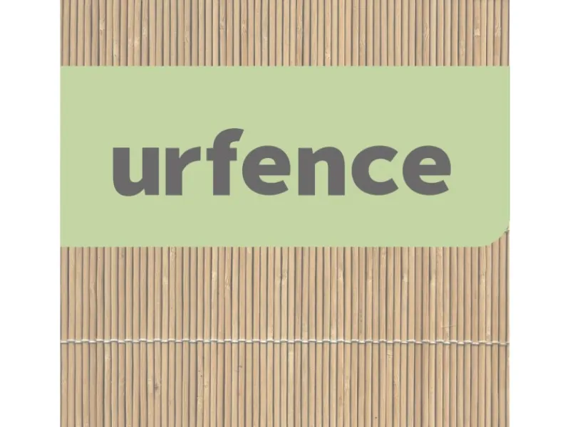 urfence Balkonsichtschutz|Sichtschutz Schilf 110 x 600 cm Braun