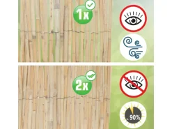 Sichtschutz Schilf 100 x 600 cm Braun*urfence Discount