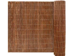 urfence Balkonsichtschutz|Sichtschutz Weide 100 x 500 cm Braun