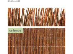 urfence Balkonsichtschutz|Sichtschutz Weide 100 x 500 cm Braun