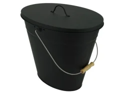 Ascheeimer Oval 24 l Schwarz*Valo Outlet