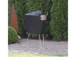 Merive M2 Feuerkorb mittelhoch abgerundet Schwarz*Vasner Best