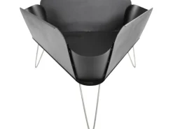 Vasner Feuerschalen|Feuerkörbe|Merive M1 Feuerschale niedrig abgerundet Schwarz