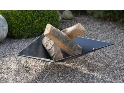 Merive M3 Feuerschale niedrig eckig Schwarz*Vasner