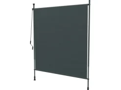 Markisen|Vertikalmarkise 1,5x2m Anthrazit teleskopierbar