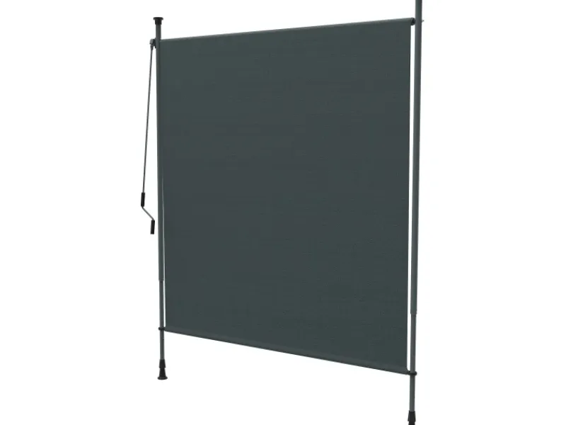 Markisen|Vertikalmarkise 1,5x2m Anthrazit teleskopierbar