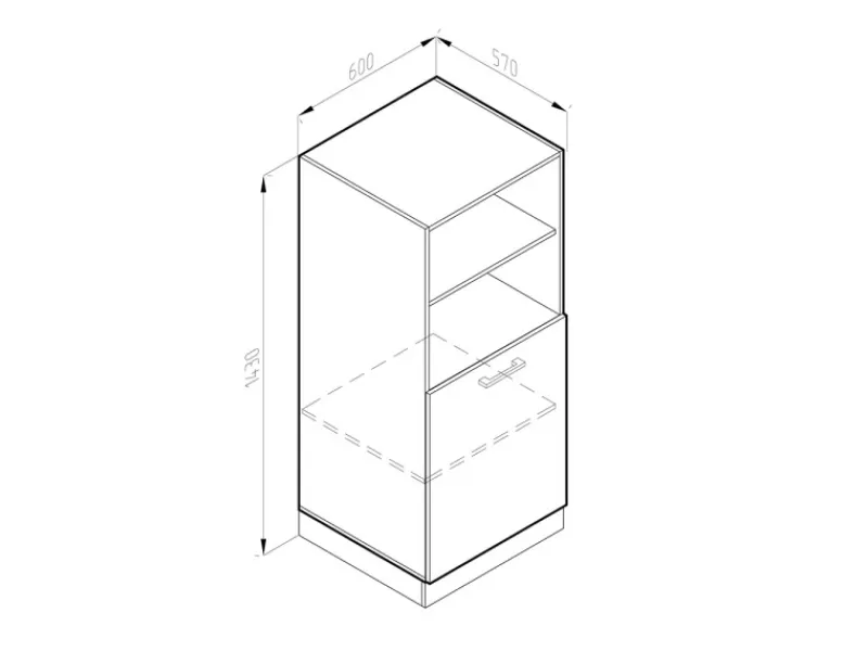 Kinder Kinder-Gartengeräte|Vicco Herdumbauschrank R-Line Herdschrank Hochglanz/Anthrazit 60 cm