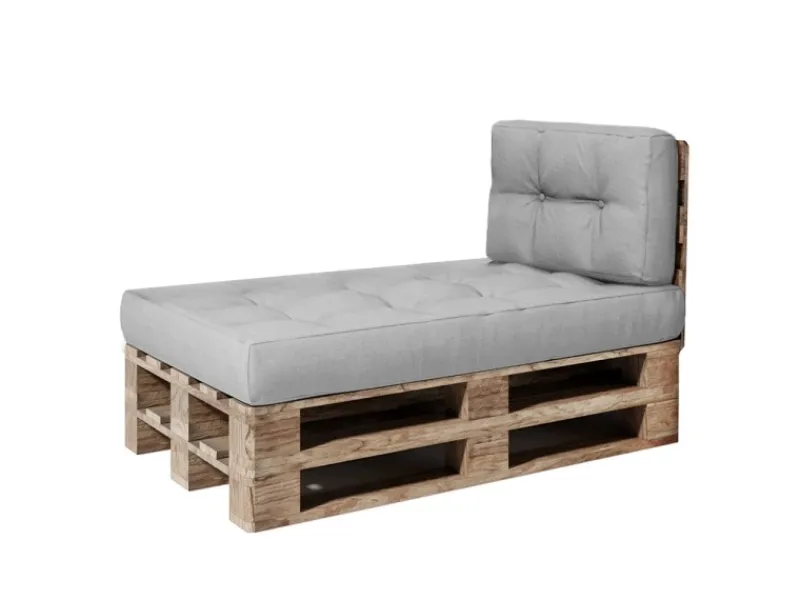 Vicco Palettenkissen Set Grau 2 Teile Opt 2* Best