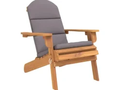Lounge-Gartenmöbel|Gartenstühle|vidaXL Adirondack-Gartenstuhl mit Kissen Massivholz Akazie