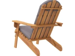 Lounge-Gartenmöbel|Gartenstühle|vidaXL Adirondack-Gartenstuhl mit Kissen Massivholz Akazie