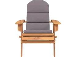 Lounge-Gartenmöbel|Gartenstühle|vidaXL Adirondack-Gartenstuhl mit Kissen Massivholz Akazie