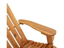 Lounge-Gartenmöbel|Gartenstühle|vidaXL Adirondack-Gartenstuhl mit Kissen Massivholz Akazie